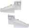 RECAMBIOS DREYMA LIEBHERR KGT9936 C.O.7436004 21571209 7426778 7426774 Soporte Baldas Frigorífico Derecho Izquierdo Compatible con Liebherr 115x61x37mm Color Blanco Fijación Estante Botellas