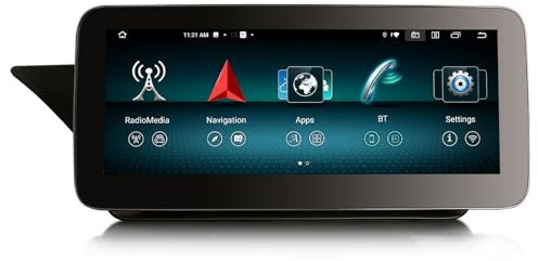 Erisin 10.25 Android 14 4GB+64GB Radio de Coche Estéreo Navegación de Automóvil para Mercedes Clase E W207 / C207 / A207 NTG 4.0 Soporta IPS Pantalla COMAND OEM CarPlay Android Auto Bluetooth WiFi
