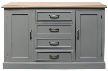Grafelstein Sideboard Farmhouse grau braun Anrichte Kommode Landhausmöbel modern