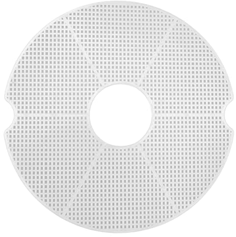 Qcwwy Food Dehydrator Net Sheets Food Grade Silicone Tray for Drying Small Foods White, Flexible and Easy to, Ideal for Tomato Sauces