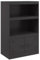 vidaXL Sideboard, Kommode Anrichte für Wohnzimmer, Metallschrank Schrank mit Stauraum, Highboard Beistellschrank Mehrzweckschrank, Schwarz Stahl