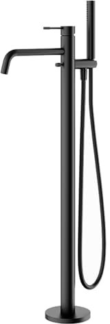 XJTNLB Robinet Baignoire avec Douchette Monotrou Mitigeur Douche Ilot Robinet Melangeur Salle de Bain Douche