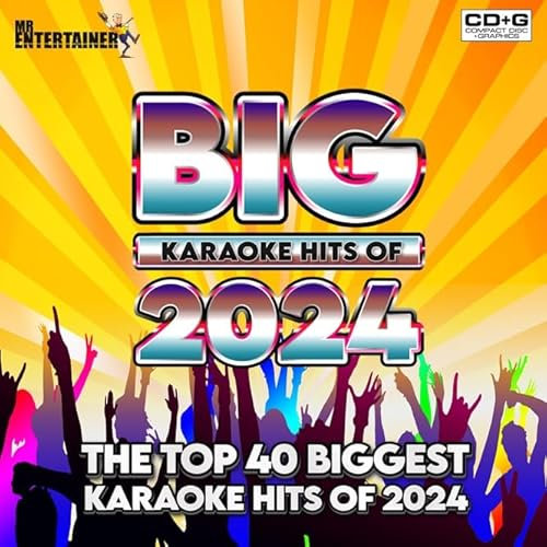 Mr Entertainer Big Karaoke Hits of 2024 Karaoke CDG Pack. Top 40 Latest Chart Pop Songs