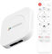 Android 14.0 TV Box 2025, LEFFOT M1 Plus 4K Ultra HD Smart Android TV Box with 4GB RAM + 32GB ROM, HDR10+, 2.4G & 5G Dual-Band WiFi 6, BT 5.0, Voice Control, RK3528 Quad Core Arm Cortex-A53