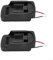 Batterieadapter-Set für 18V Li-Ion BL1830 BL1840 BL1850, DIY Kabelverbinder Elektrowerkzeug Zubehör, High Power kompatibel, 2er-Pack