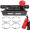 , kit de montaje resistente, pontón seguro, equipo de seguridad automotriz para remolque, granja, autocaravana, camping, picnic, pontón, uso al aire libre y familiar, color negro