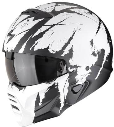 SCORPION EXO-COMBAT II MARAUDER Matte Black-White XS