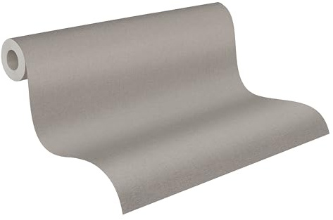 A.S. Création Floral-Vliestapete – Beige, Rot, Orange – 10,05 x 0,53 m | Florales Floral-Motivals Akzent – schimmernde Motivtapete im Metallic-Look, einfach zu verkleben & spurlos abziehbar
