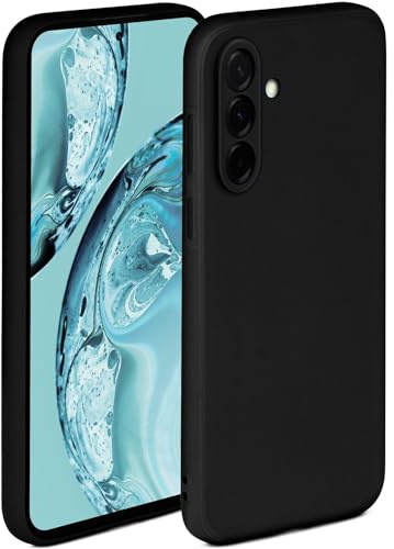 ONEFLOW Soft Case für Samsung Galaxy A37 5G Hülle aus Silikon mit Kameraschutz, Silikonhülle mit erhöhtem Schutz fürs Display, Backcover Schutzhülle, weiche Handyhülle, Schwarz
