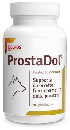 DOLFOS PETS ProstaDol, 90 Tabletten für Hunde, Prostata Hund & Harnwege unterstützen, Mit Kürbiskern Cranberry Hund, Natürliches Nahrungsergänzungsmittel bei Inkontinenz & Blasenschwäche (2)