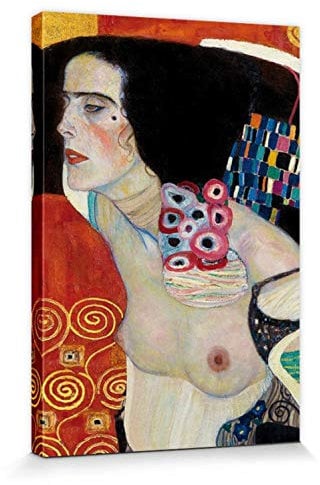 1art1 Gustav Klimt Poster Judith II, Salome, 1909 Bilder Leinwand-Bild Auf Keilrahmen | XXL-Wandbild Poster Kunstdruck Als Leinwandbild 30x20 cm