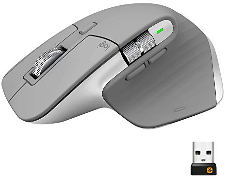 Logitech MX Master 3 Advanced Wireless Mouse - Light Grey
