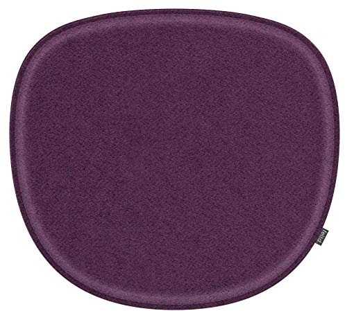 Feltd. Filz-Sitzkissen kompatibel mit Hay - Neu Chair 13, Eggplant | Größe 40 × 37 cm; gepolstert; mit Antirutschbeschichtung