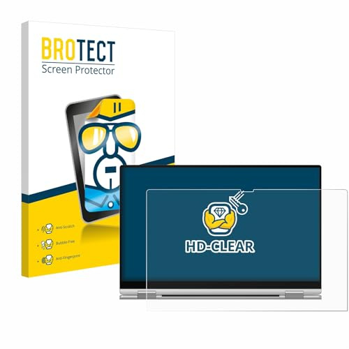BROTECT Schutzfolie für Samsung Galaxy Book Pro 360 13 | Transparenter Displayschutz Made in Germany Klare Displayschutz-Folie Clear Einfache Montage Case-Friendly Displayfolie