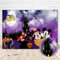 Baby Shower Backdrop Halloween Theme 7x5 Pumpkin Mickey and Minnie Mouse Backdrops Haunted House Background Mickey and His Friend Halloween Theme for Kids Birthday