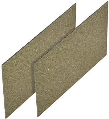 sourcing map Placa de reparación para horno de microondas, placa de reparación de mica, placa de cocina, 150 x 100 x 2 mm, paquete de 2