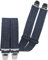 Harrys-Collection Herren Hosenträger 2 Größen großer Farbauswahl, Größen:130 cm, Farben:jeans schwarz