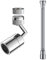 Set of 2, 1 Pcs Aeratore Rubinetto Lavello, Filtro Rubinetto Antispruzzo Testina Spruzzatore Girevole a 720° Schiuma Anti-schizzi, 1 Pcs 30cm Prolunga del Rubinetto a Spruzzo