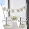 Kuchen-Aufsatz Kuchen-Girlande Vintage MR & MRS - MRS & MRS oder MR & MR Kuchen-Stecker Torten-Aufsatz Cake-Topper schwarz & weiß Kuchen-Deko Hochzeits-Deko Accessoires Gebäck Hochzeitstorte