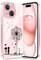 Croazhi Handyhülle Kompatibel mit iPhone 15 Hülle Transparente Dünn Silikon Blumen Muster Schutzhülle für iPhone 15 Bunt TPU Bumper Stoßfest für Apple 15 2023 6,1 Zoll (A)