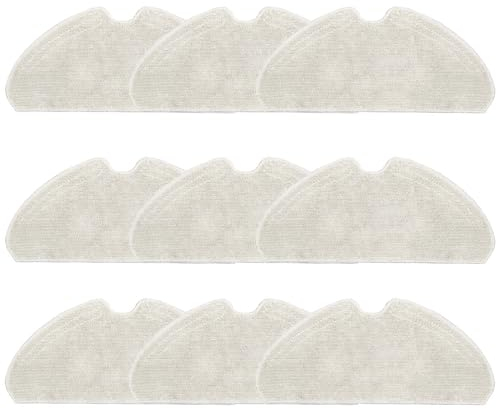 Piezas de Repuesto Fregona Mopas 9Pack Compatible con Dreame D10S, D10S Pro, D9 MAX Gen 2, D9 MAX White, F9 Pro Repuesto para Aspiradora Robot
