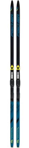 Fischer Damen, Herren Langlaufski Klassik Fibre Crown EF + Tour Step BL/WH 23/24 Black-Blue 194