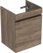 Geberit Renova Plan Unterschrank für Waschtisch, mit 1 Schublade, 48,4x60,6x40,7cm, 501904, 501.904.JR.1, Farbe: Nussbaum Hickory/Melamin Holzstruktur