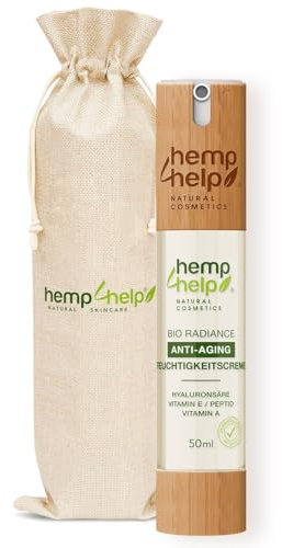 Bio Radiance Anti-Aging Gesichtscreme | Mit Hyaluronsäure, Triple Peptid-Komplex & Vitamin E – 24H Feuchtigkeit, Reduziert Falten & Strafft die Haut – Klinisch Getestet- (50ml, Cucumber)