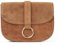 lePelou Umhängetasche aus Veloursleder, Wildleder Handtasche, Cross Body Tasche Geschenk (Cognac)