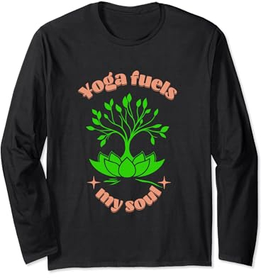 Yoga treibt meine Seele an Langarmshirt