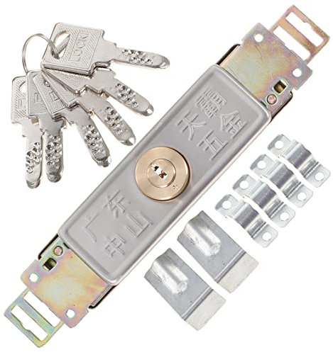 SEWOART Serratura Per Porta Da Garage Con Chiavi Chiusura Per Porta Sicurezza Elevata e Design Elegante Per Magazzini e Garage