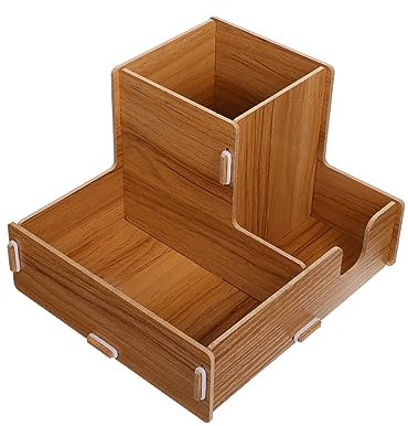 Anneome Porta Tazze Legno Per Tazze Usa e Getta Con Scomparti Per Bicchieri e Coperchi Organizer Per Caffè e Bevande Per Bar e Ristoranti