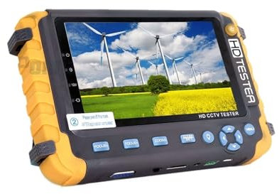 KOULEER CCTV-Tester, CCTV-Monitortester, AHD Monitor CCTV Tester CVBS Analog HD Koxiale Tester 8mp Cvi Ahd Tvi Kamera Tester Video Signal Testen CCTV Kamera 8w PoE-Netzwerktools