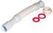 Ibide Sifón Lavabo Flexible Kit, Manguera De Drenaje Flexible, Desague Lavabo Desagüe Antiolor Fregadero Desague Fregadero, Sifon Extensible, Apto Para Baño Y Cocina, Incluye Reducciones 1-1/4-1 1/2