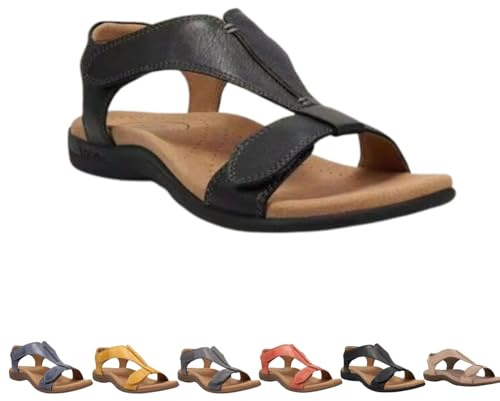 Générique Ergonomic Orthopedic Sandals Women for Pain Relief Women Arch Support Sandals Orthopedic Walking Comfortable Shoe