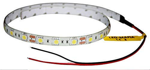 (14,98€/m) LED Stripe - grün 30 cm / 50 cm SMD selbstklebend 12V 3M Streifen Lichtstreifen Flexibel Lichtleiste Lichtband LED Leuchte (1x 50cm grün)
