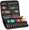 POSCA - Mitsubishi Pencil - Mallette 60 marqueurs Pointes Extra-Fines PC1MC / Fines PC3M / Moyennes PC5M / Biseautées PC8K - Marqueurs Peinture à Base d'Eau - Tout Support