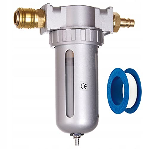 Druckluft Filter 2UM Wasserabscheider Ölabscheider 10BAR INKLUSIVE Schnellkupplung