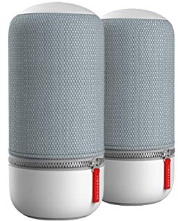 Libratone ZIPP MINI 2 MultiRoom Bundle 2 Stk., kleines Wireless Lautsprecher (Alexa Integration, AirPlay 2, 360 Sound, WLAN, Bluetooth, Spotify Connect, 12 Std. Akku) Frosty Grey