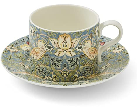 Portmeirion Group Morris and Co Tea Cup & Saucer The Strawberry Thief