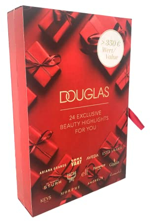 Douglas Adventskalender - Premium Edition - Frauen + Mädchen Advent Kalender - 24 Exclusive Beauty Hightlights für Damen im Wert von über 400 € - Kosmetik - Limitiert