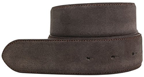 BELTINGER Gürtel aus Veloursleder ohne Schnalle 4 cm | Velour-Ledergürtel für Damen Herren 40mm | Wildleder-Gürtel 4cm
