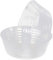 Alipis 6pièces Plateau Transparent pour Pot De Fleurs Lot de Soucoupes Rondes Résistantes pour Intérieur Et Extérieur Les Débordements Eau Et Stains