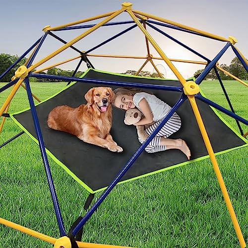 BigAim Dome Climber Hammock,Accessory for Climbing Dome,Suitable for 10 * 5FT Dome Climbing ,Dome Climber with Canopy Load-Bearing 300 Pounds(Hammock Only)
