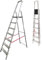 MYPRO ® PREMIUM LINE Aluminium Step Ladder, Lightweight,Portable, Heavy Duty Platform Steps, 3 4 5 6 7 8 Step, EN131 Certified, 150KG Capacity, Ideal for Trade & DIY (7-Step)
