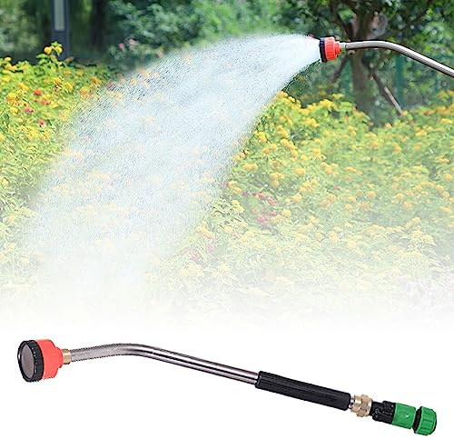 Profi Gießstab Blumenampel Gießstab Garten Schlauch Bewässerung Zauberstab 62cm Professionelle Bewässerungsstab Gartenspritze Wasserbrause Handbrause Garten Sprayer Garten Bewässerung (1/2 Zoll)