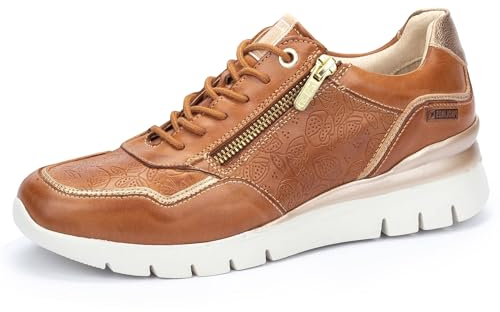 Pikolinos Sneakers in Leder CANTABRIA für Frauen Farbe Brandy