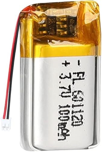 3.7V 100MAH 601120 Batterie De Polymère De Lithium Rechargeable De La Batterie De Lipo avec Connecteur JST