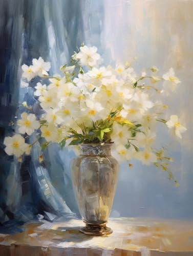 5D DIY Diamond Painting Kit Completo, Bellissimo Bouquet Sul Davanzale,N 30 * 40cm Stitch Diamant Painting, Pittura Diamante Strass Ricamo a Punto Croce Painting per Decorazioni Casa, Adulti