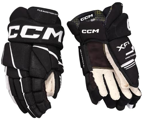 CCM Tacks XF80 Handschuh Schwarz-Weiss
